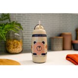 Tommee Tippee Superstar™ "INSULATED" termo čaša sa silikonskom slamkom na izvlačenje BEŽ, 266 ml, 12MJ+ | shoptok.hr