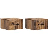  Stenski nočni omarici 2 pcs Star les 34,5 x 33 x 20 cm, (5000209930) | Shoptok.si