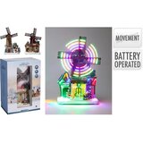  BOŽIĆNA DEKORACIJA VJETRENJAČA 28,5CM SA LED SVJETLOM | Eponuda.ba