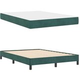  Boxspring krevet s madracem Tamnozelena 160 x 200 cm Baršun | shoptok.hr