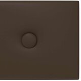 Zidna uzglavlja 12 pcs Smeđa 60 x 15 cm Lažna koža - Smeđa 60 x 15 cm | shoptok.hr