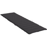  Jastuk za ležaljku crni 200 x 60 x 3 cm od tkanine Oxford | shoptok.hr