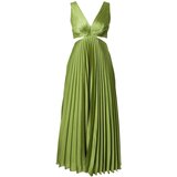 Abercrombie & Fitch Koktejl obleka zelena | Shoptok.si