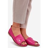 Zazoo Leather Elegant Ballerinas With Open Toes | Shoptok.si