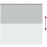 vidaXL Rolo zavjesa Blackout svijetlo siva 145x130 cm Širina tkanine | shoptok.hr