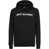 Jack & Jones Sweater majica narančasta / crna / bijela