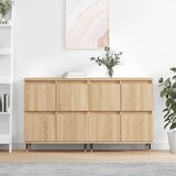  Komode 2 kom boja hrasta sonome od konstruiranog drva | shoptok.hr