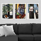 Wallity Set uramljenih slika 3BC_UNPP04, 3 Dela | ePonuda.com