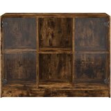  Komoda boja dimljenog hrasta 102x37x75,5 cm konstruirano drvo | shoptok.hr