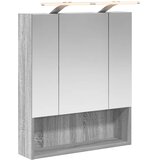  Kupaonski ormar s ogledalom Siva Sonoma 60 x 14.5 x 70 cm | shoptok.hr