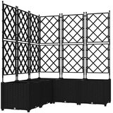  Vrtna saksija 5 pcs Crna 120 x 120 x 143 cm Plastika | shoptok.hr