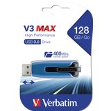 Verbatim USB ključ, 128GB, USB 3.0, 175/80 MB/sec, "V3 MAX", modro-črn Cene