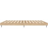 vidaXL Okvir za krevet boja hrasta 200x200 cm od konstruiranog drva | shoptok.hr