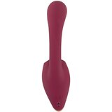 Javida jezični 2u1 vibrator (crveni) | shoptok.hr