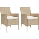  3-dijelni vrtni bistro set od poliratana s jastucima bež | shoptok.hr