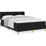  Krevet s opruga kutije Crna i Bijela i Crna 160 x 200 cm | shoptok.hr