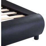  Okvir za krevet od umjetne kože s LED svjetlom crni 160x200 cm | shoptok.hr