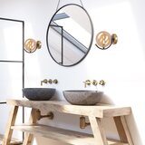  Zidna svetiljka GEORGIA 1xE14/5W/230V zlatna/zadimljeno bež | Eponuda.com