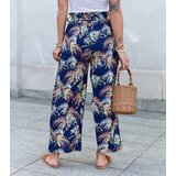 UR/CEO Navy wide pleated women's pants Sijam | shoptok.hr