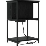  Noćni ormar 2 pcs Crni hrast 38 x 31 x 61 cm Konstruirano drvo | Eponuda.com