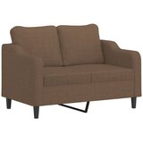  3-dijelni set sofa s jastucima smeđi od tkanine | shoptok.hr