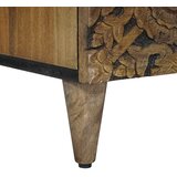 TV ormar s ladicama Smeđa 80 x 33,5 x 46 cm Čvrsto drvo manga | shoptok.hr