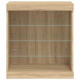  Komoda s LED svjetlima boja hrasta sonome 60,5x37x67 cm | shoptok.hr