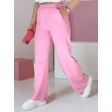 DStreet Spodnie damskie dresowe wide leg DRESLINA różowe | Shoptok.si
