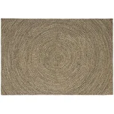 Tepisi za područja Prirodna i crna 240 x 340 cm Juta