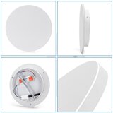 Aigostar led zidno svetlo LED/12W/230V 6500K 25 cm belo | Eponuda.com