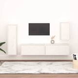 TV ormarići 4 kom bijeli od masivne borovine | shoptok.hr