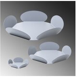 WALLXPERT set ukrasnih metalnih dodataka (3 komada) rodos c light grey | ePonuda.com