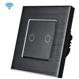 2G wi-fi pametni prekidači al crni (wifi touch switch)