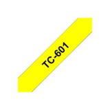 Brother TC-601 trak za izdelavo nalepk Črna na rumeni Cene