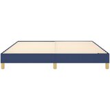  Okvir za krevet s oprugom plavi 160x200 cm od tkanine | shoptok.hr