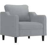 vidaXL sedežna garnitura 4-delna z blazinami svetlo sivo blago, (20923277) | Shoptok.si