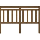  Posteljno vzglavje medeno rjavo 156x4x100 cm trdna borovina, (20645089) | Shoptok.si