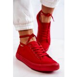 Kesi Women's Low Sneakers Big Star JJ274068 Red Cene