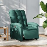 Maison Chic Električni naslanjač - Relax naslanjač temno zeleno blago, (22061700) | Shoptok.si