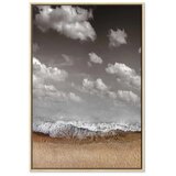  Slika - Sky Wave (1 Part) Vertical 60x90 U prirodnom drvenom okviru | shoptok.hr