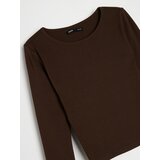 Sinsay Pamučna majica dugih rukava | shoptok.hr