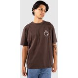 anerkjendt Akvillads Espresso Print T-shirt mulch | Shoptok.si