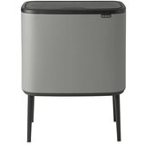 Brabantia Bo Touch Bin 3x11 litrov s tremi vložki iz umetne mase - Mineral Concrete Grey | Shoptok.si
