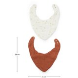 Kave Home Krem/boje terakote pamučni podbraci u setu 2 kom Olna – | shoptok.hr