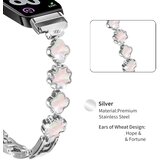 INF Zamenjava/kompatibilni deli – Huawei pas iz perleti z diamantki za Band 11/11 Pro Silver, (5000264217) | Shoptok.si