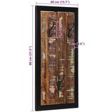 vidaXL Vješalica za kapute višebojna 40x2x80 cm obrađeno puno drvo | shoptok.hr