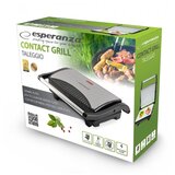 Esperanza (EKG006) Taleggio kontakt grill, srebrni | shoptok.hr