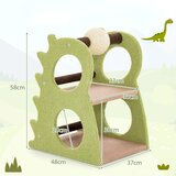 Costway Dvonadstropna praskalnica za mačke Dinosaur cat house, (5000299909) | Shoptok.si