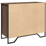  Komoda boja smeđeg hrasta 91x35,5x74,5 cm od konstruiranog drva | shoptok.hr