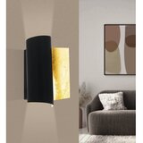Eglo Falicetto zidna/1, e27, crno/zlatna/čelik | Eponuda.com